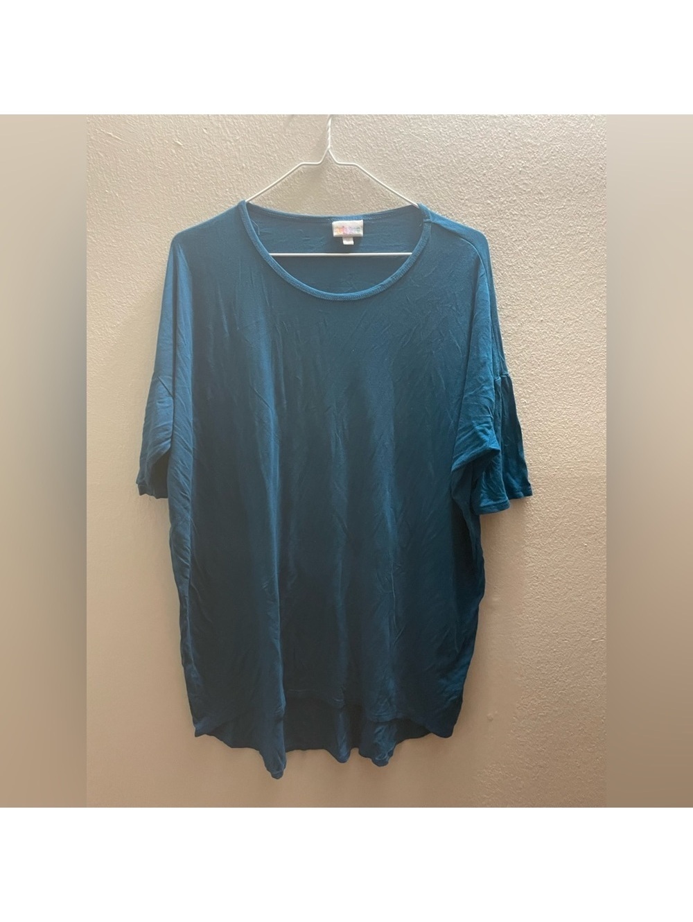Womens LulaRoe Dark Teal Medium Tunic Tote3